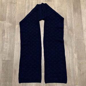 J. Crew Wool Blend Checkerboard Wrap‎ Around Shoulder Scarf